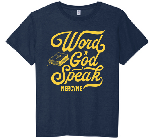 Blue 'Word Of God Speak' Tee